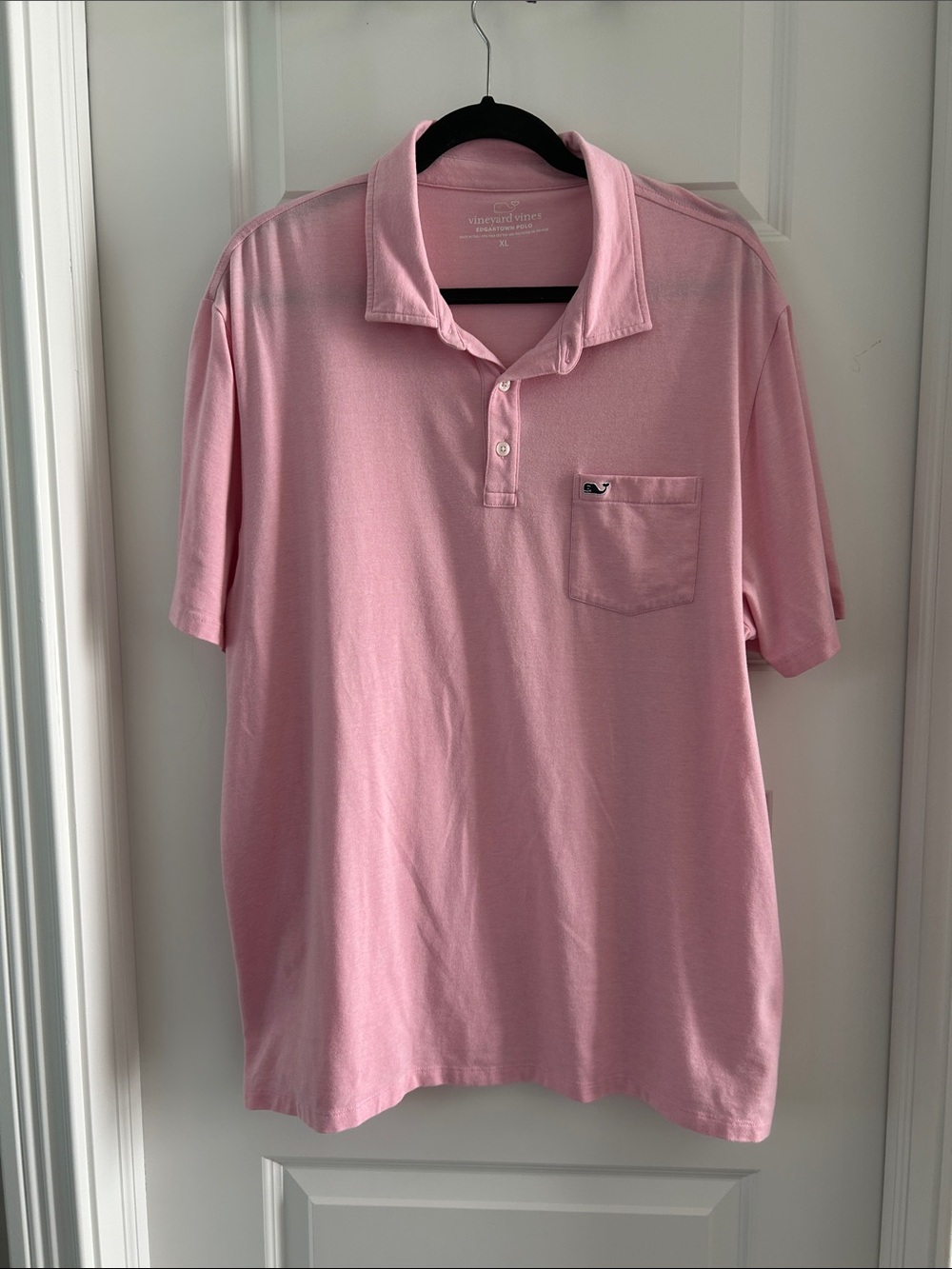 Vineyard Vines Men's XL Pink Pocket Polo Shirt